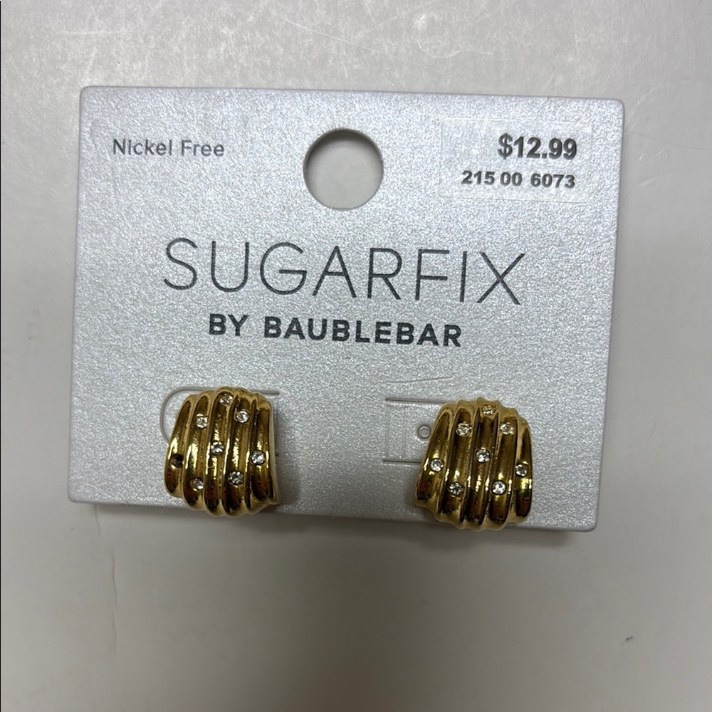 Sugar fix by BAUBLEBAR gold color earrings